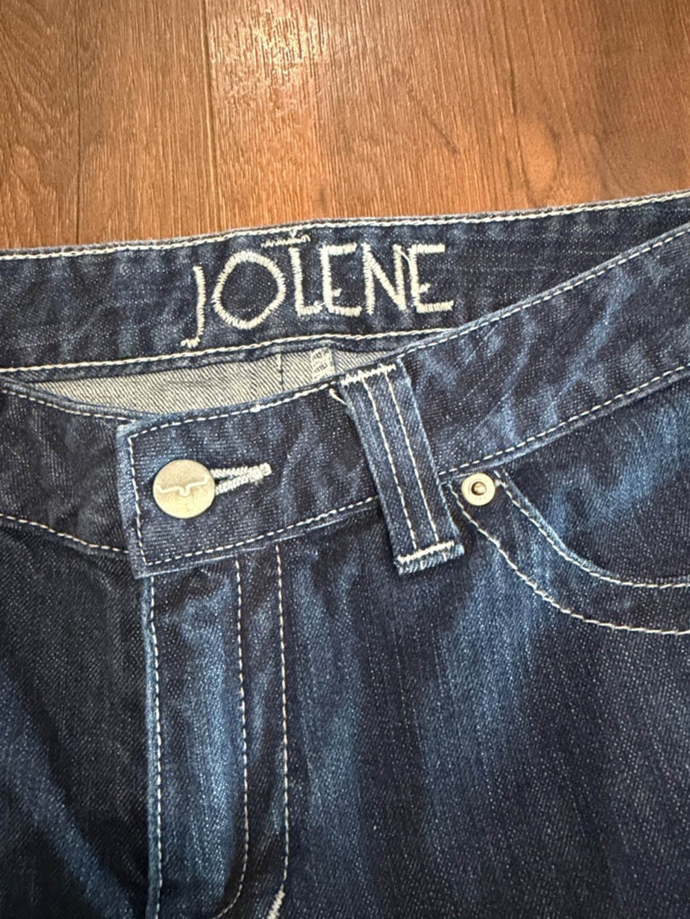 Kimes Ranch Jolene Low Rise Dark Indigo Bootcut Flare Jeans size 8/32 Western - Picture 6 of 7